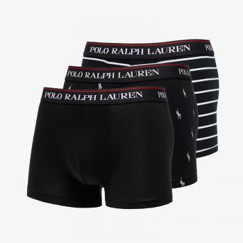 Ralph Lauren Classics 3 Pack Trunks Black/ Black/ White/ Black de firma originali