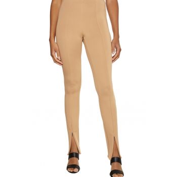 Colanti skinny cu slit frontal