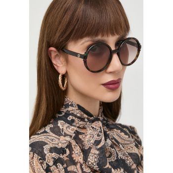 Gucci ochelari de soare femei, culoarea maro de firma originali