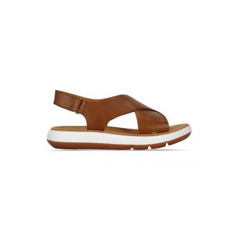 Sandale slingback de piele Jemsa Cross la reducere