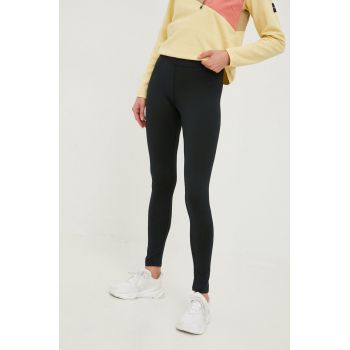 Columbia leggins sport Hike femei, culoarea negru, neted de firma originali