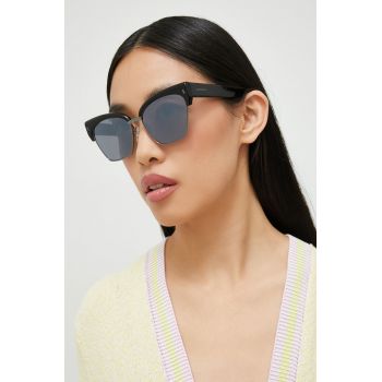 DSQUARED2 ochelari de soare femei, culoarea negru de firma originali