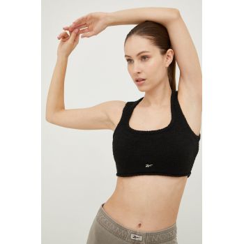 Reebok Classic top femei, culoarea negru ieftin