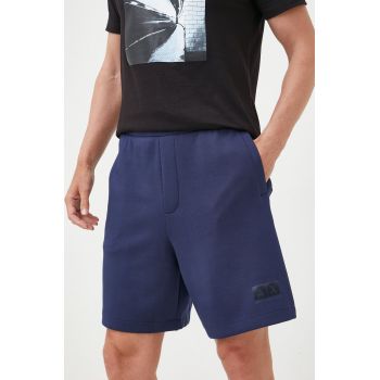 Armani Exchange pantaloni scurti barbati, culoarea albastru marin