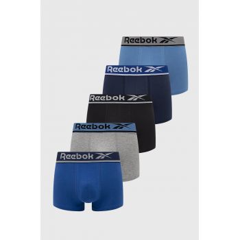 Reebok boxeri (5-pack) barbati, culoarea negru