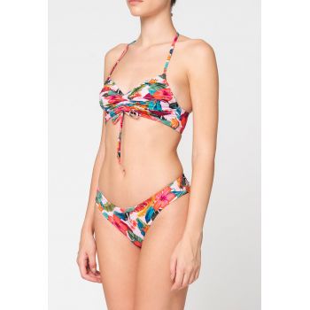 Sutien de baie cu model tropical Ezio Makani la reducere