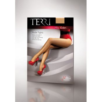Dresuri TERRI Mila 10 den Ecru 4 XL