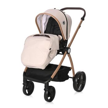 Carucior set 3 in 1 Lorelli Infinity pana la 22 kg Beige Sand ieftin