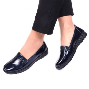 Pantofi cu talpa joasa Anca bleumarin Pantofi cu talpa joasa Anca bleumarin
