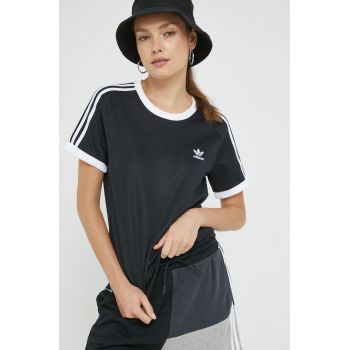 adidas Originals tricou femei, culoarea negru