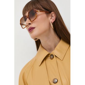 Gucci ochelari de soare femei, culoarea maro de firma originali