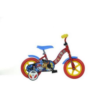 Bicicleta copii 2-3 ani, 10 inch, Paw Patrol, Dino Bikes DB108LPW