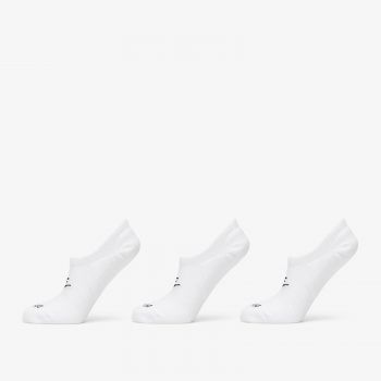 Nike Everyday Plus Cushioned Footie Dri-FIT 3-Pack Socks White/ Black la reducere