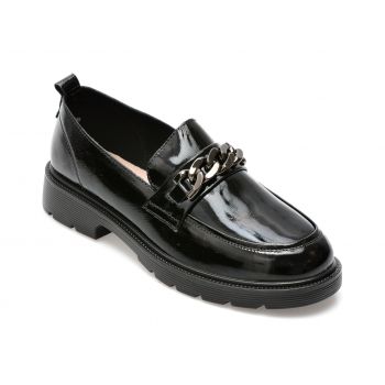 Pantofi FLAVIA PASSINI negri, X400008, din piele naturala lacuita