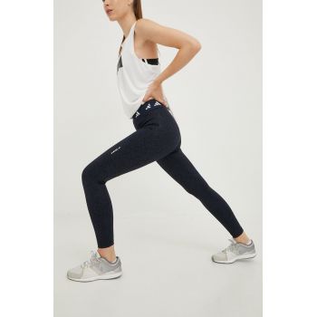 adidas Performance leggins de antrenament Techfit femei, culoarea negru, modelator