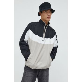 adidas Originals geaca barbati, culoarea bej, de tranzitie de firma originala