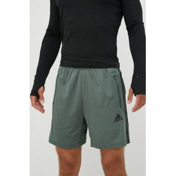 adidas Performance pantaloni scurți de antrenament Designed To Move barbati, culoarea verde