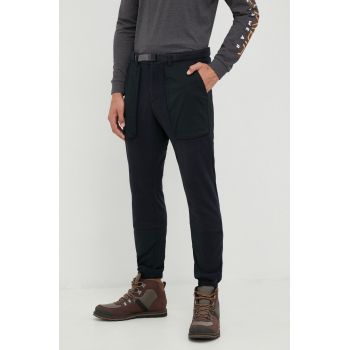 Columbia pantaloni barbati, culoarea negru, drept