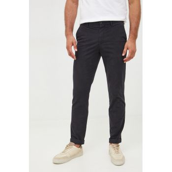 PS Paul Smith pantaloni barbati, culoarea negru, drept