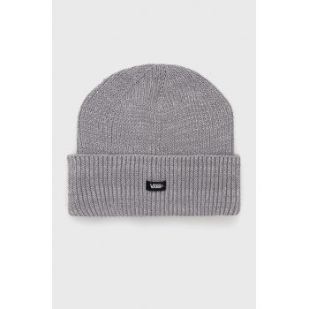 Vans caciula culoarea gri,