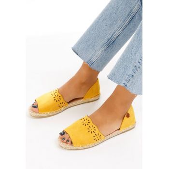 Espadrile dama Want-It galbene