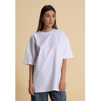 Tricou dama Iasmina Alb ieftin