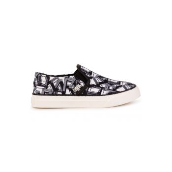 Tenisi slip-on cu imprimeu logo Tenisi slip-on cu imprimeu logo
