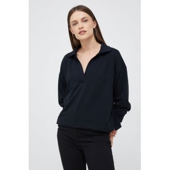 GAP bluza femei, culoarea negru, neted de firma original