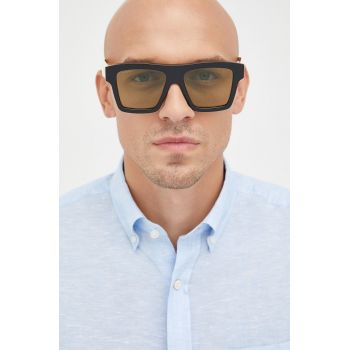Gucci ochelari de soare barbati, culoarea negru
