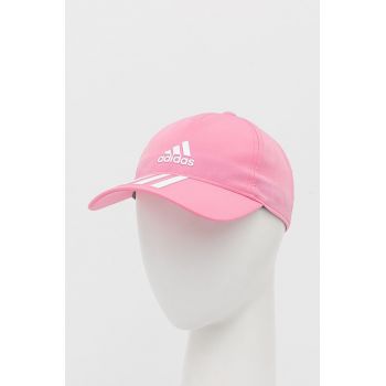 adidas Performance șapcă culoarea roz, cu imprimeu