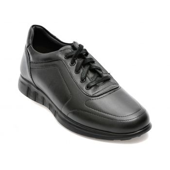 Pantofi OTTER negri, 122002, din piele naturala Pantofi OTTER negri, 122002, din piele naturala