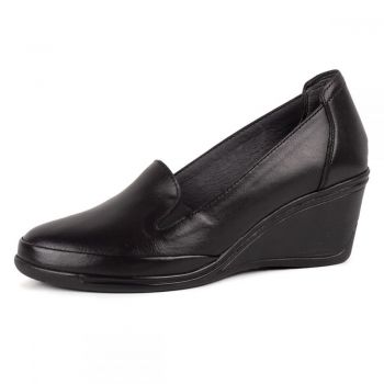 Pantofi piele naturala 1205 Negru