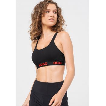 Bustiera cu burete si bretele incrucisate Sporty