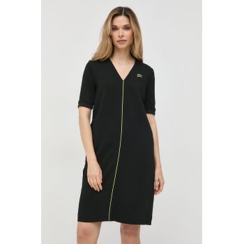 Karl Lagerfeld rochie culoarea negru, mini, drept de firma originala