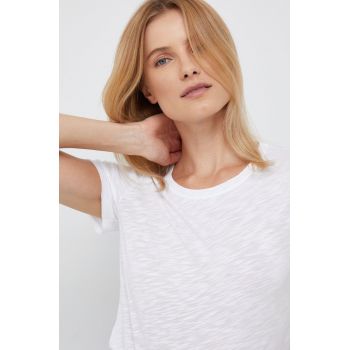 Sisley tricou femei, culoarea alb ieftin