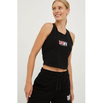 Dkny top femei, culoarea negru