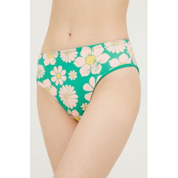 Roxy chiloti de baie cu două fețe culoarea verde