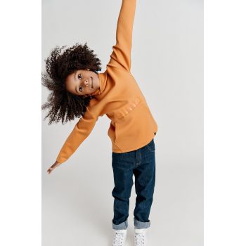 Reima bluza copii culoarea portocaliu, cu imprimeu ieftina