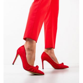 Pantofi dama Hartley Rosii