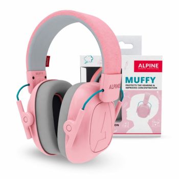 Casti antifonice ALPINE Muffy Kids pliabile pentru copii 5-16 ani SNR 25 Pink ALP26481 la reducere