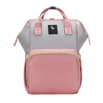 Geanta pentru mamici Bebumi tip rucsac D Light pink