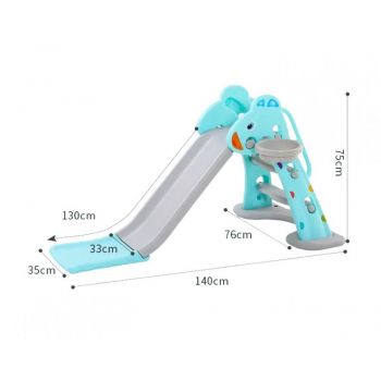 Tobogan MyKids Giraffe cu cos de baschet OM005 Blue