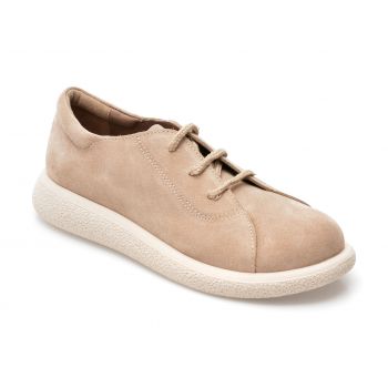 Pantofi FLAVIA PASSINI bej, 105, din piele intoarsa Pantofi FLAVIA PASSINI bej, 105, din piele intoarsa
