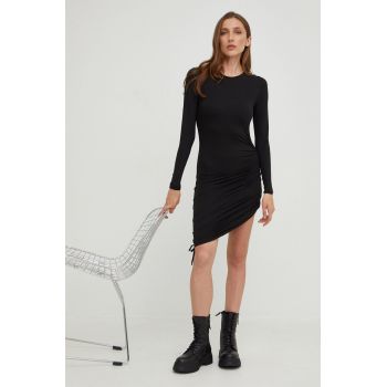 Answear Lab rochie culoarea negru, mini, mulata