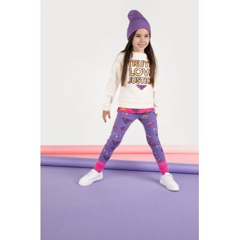 Coccodrillo bluza copii culoarea bej, cu imprimeu