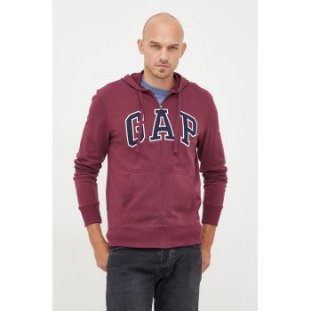 GAP bluza barbati, culoarea violet, cu imprimeu de firma originala