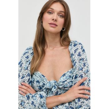 Bardot bluza din bumbac femei, modelator