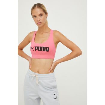 Puma sutien sport Fit culoarea roz de firma original