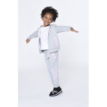 Kenzo Kids tricou de bumbac pentru copii culoarea alb