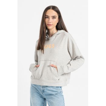 Hanorac relaxed fit cu imprimeu logo Eshina